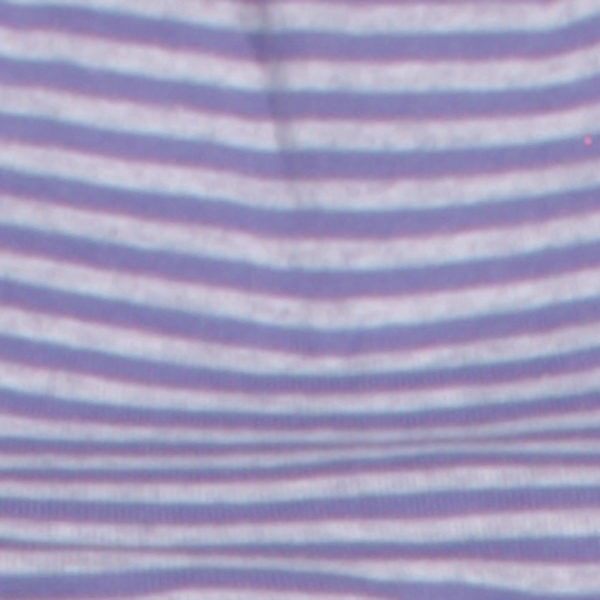 Stoffausschnitt Bündchen hellblau-grau geringelt